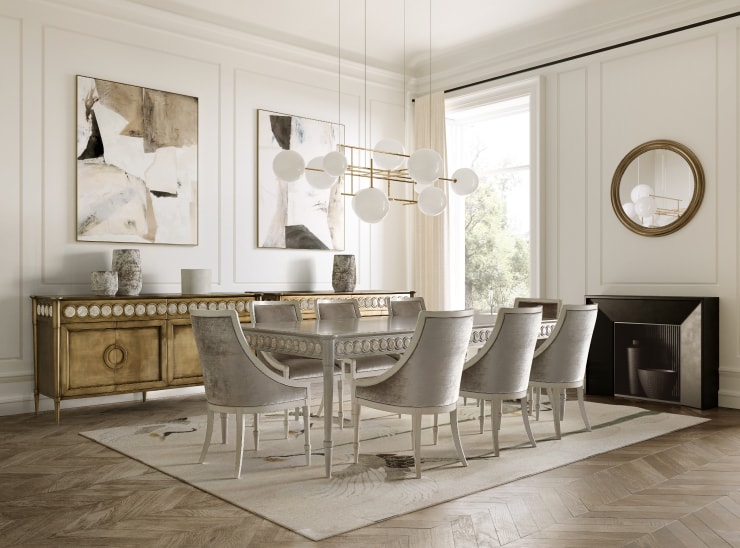 Arredamento classico zona dining andrea fanfani
