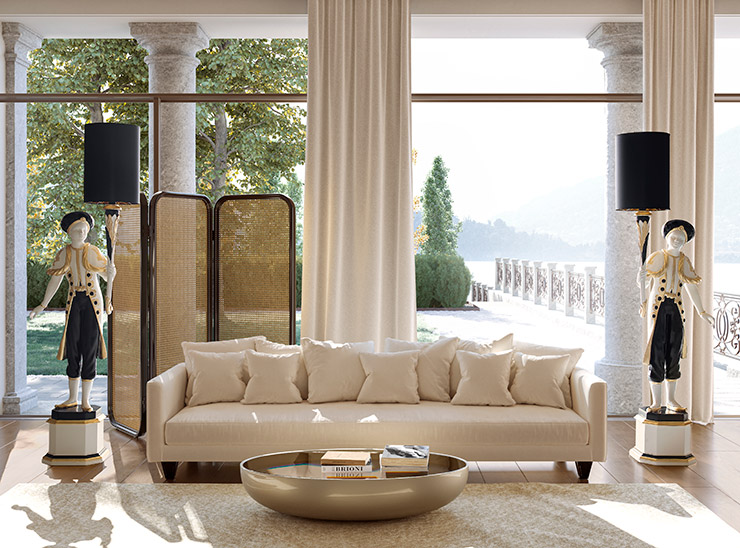 Arredamento classico zona living andrea fanfani