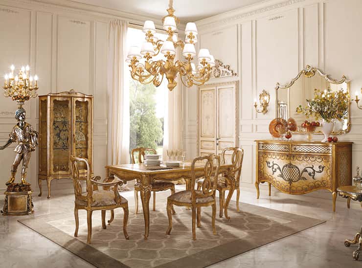 Arredamento classico zona living andrea fanfani