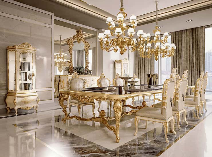 Arredamento classico zona living andrea fanfani