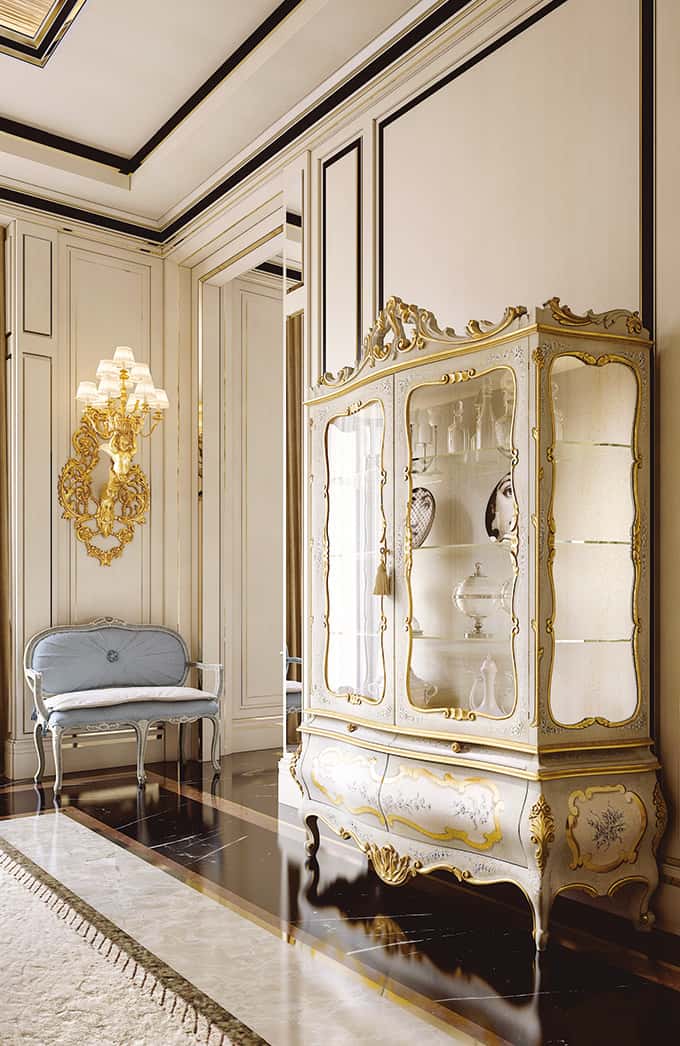 Arredamento classico zona living andrea fanfani